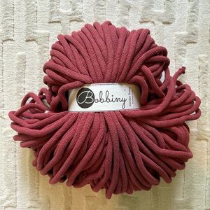 Bobbiny Jumbo 9mm Braided Cord - Wild Rose